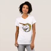 Angry Eenhoorn Vrouwen T-shirt (Voorkant volledig)