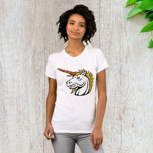Angry Eenhoorn Vrouwen T-shirt