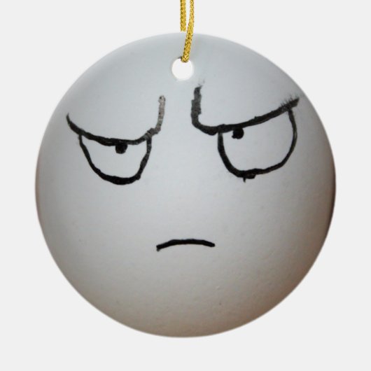 Angry Egg Ornament (Voorkant)