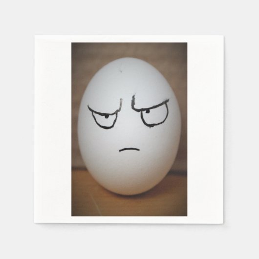 Angry Egg Paper Napkins Servetten (Voorkant)