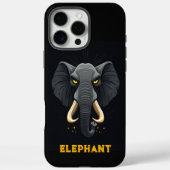 Angry Elephant Black Case-Mate iPhone Case (Achterkant)