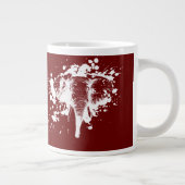 Angry Elephant in White Grote Koffiekop (Rechts)