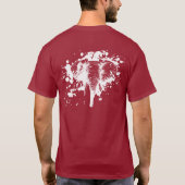 Angry Elephant in White T-shirt (Achterkant)