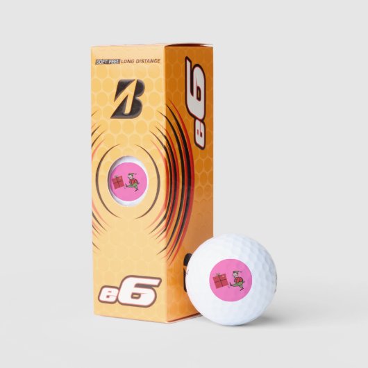 Angry Elf Bridgestone e6 golfballen 3 pk (Verpakking)