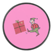 Angry Elf hockey puck (Voorkant)