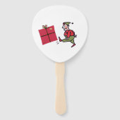 Angry Elf paddle hand fans Handwaaier (Achterkant)