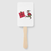 Angry Elf rectangle hand fans Handwaaier (Achterkant)