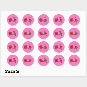 Angry Elf-ronde stickers