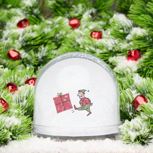 Angry Elf snow globe Sneeuwbol (Kerstmis)