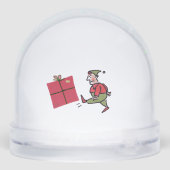 Angry Elf snow globe Sneeuwbol (Achterkant)