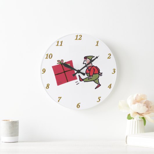 Angry Elf wandklok (Huis)