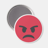Angry Emoji Magneet (Voorkant / Achterkant)