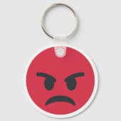 Angry Emoji Sleutelhanger (Voorkant)