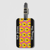 Angry Emojis "Not Yours, Wrong One"-Bagagelabel Bagagelabel (Voorkant (verticaal))