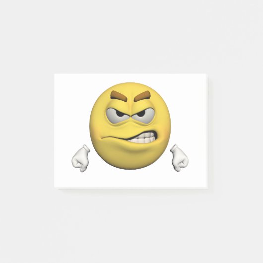 Angry emoticon post-it® notes (Voorkant)
