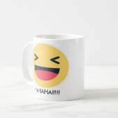 Angry en Happy Emoji Mok! Koffiemok (Voorkant links)