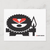 Angry Eskimo Briefkaart (Voorkant)