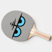 Angry Eyes Cartoon Tafeltennisbatje (Zijkant)