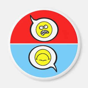 Angry Face Clean Dirty Dishwaser Magnet