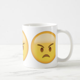 Angry Face Emoji Koffiemok