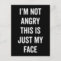 Angry Face Funny Quote