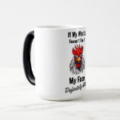 Angry Face Magische Mok (Voorkant links)