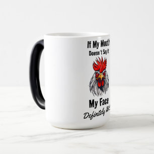 Angry Face Magische Mok