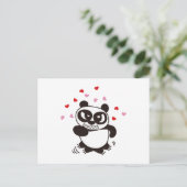 Angry Face Panda 32 Briefkaart (Staand voorkant)
