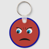 Angry Face Sleutelhanger (Voorkant)