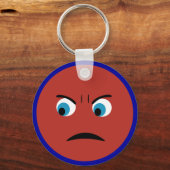 Angry Face Sleutelhanger (Voorkant)