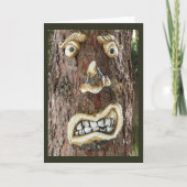 Angry Face Tree Kaart (Voorkant)