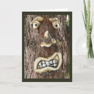 Angry Face Tree Kaart