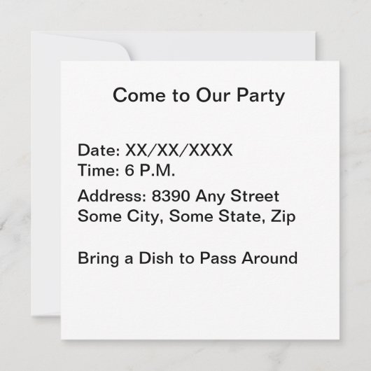 Angry Face Tree Kaart (Achterkant)