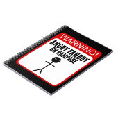 Angry Fanboy-laptop Notitieboek (Linkerzijde)