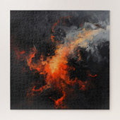 Angry Feelings Abstracte kunst Legpuzzel (Horizontaal)