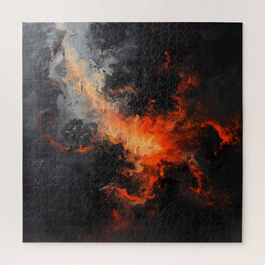 Angry Feelings Abstracte kunst Legpuzzel (Verticaal)