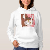 Angry Fierce Bull Mascotte met neusring Hoodie (Voorkant)