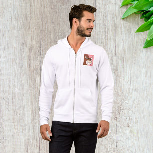 Angry Fierce Bull Mascotte met neusring Hoodie