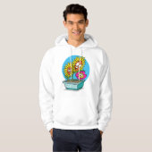 Angry Flowers Mannen Hoodie (Voorkant volledig)