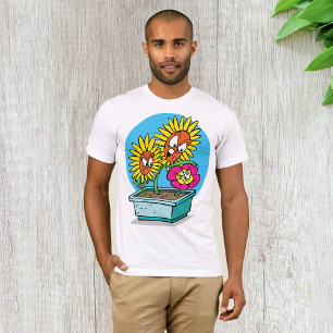 Angry Flowers Mannen T-shirt