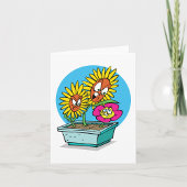 Angry Flowers Note Cards Kaart