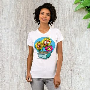 Angry Flowers Vrouwen T-shirt