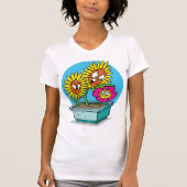 Angry Flowers Vrouwen T-shirt (Voorkant)
