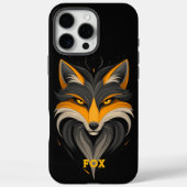 Angry Fox Black Case-Mate iPhone Case (Achterkant)