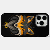 Angry Fox Black Case-Mate iPhone Case (Achterkant (horizontaal))