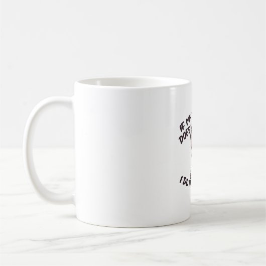 Angry Frenchie (Merle) - Unique Design Koffiemok (Links)