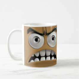 Angry Funny Face Koffiemok