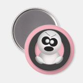 Angry Ghost - Halloween Magnet (Voorkant / Achterkant)
