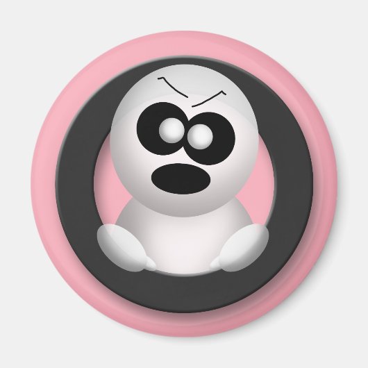 Angry Ghost - Halloween Magnet (Voorkant)
