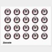Angry Ghost - Roze Halloween Stickers (Vel)